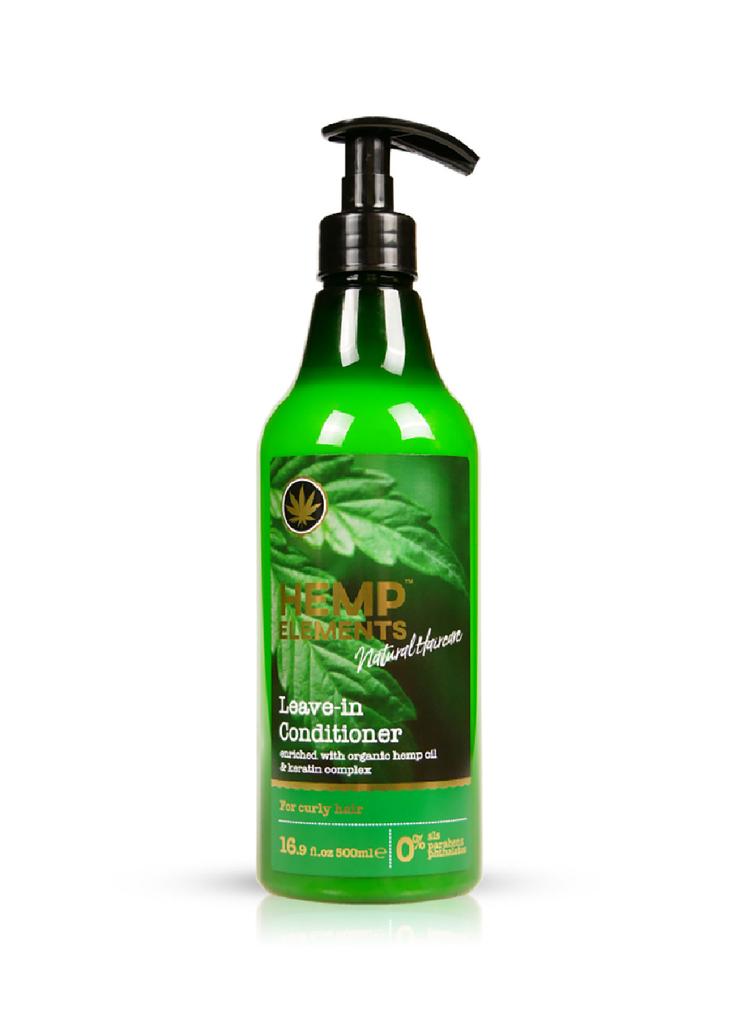 Hemp Elements Leave In Conditioner Curly odżywka do włosów z olejem konopnym 500ml