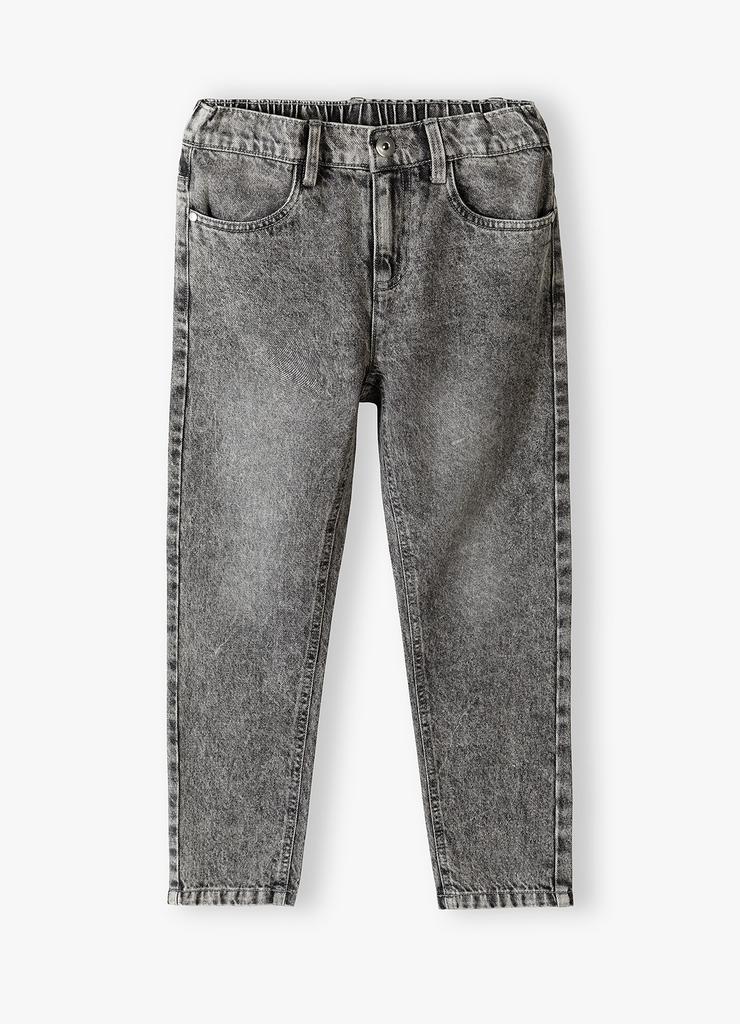 Szare spodnie jeansowe dla chłopca