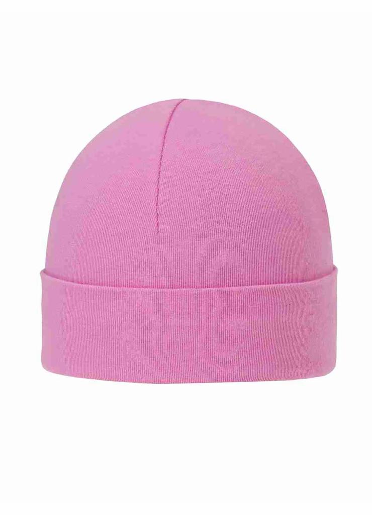 Różowa czapka dziewczęca wiosenna