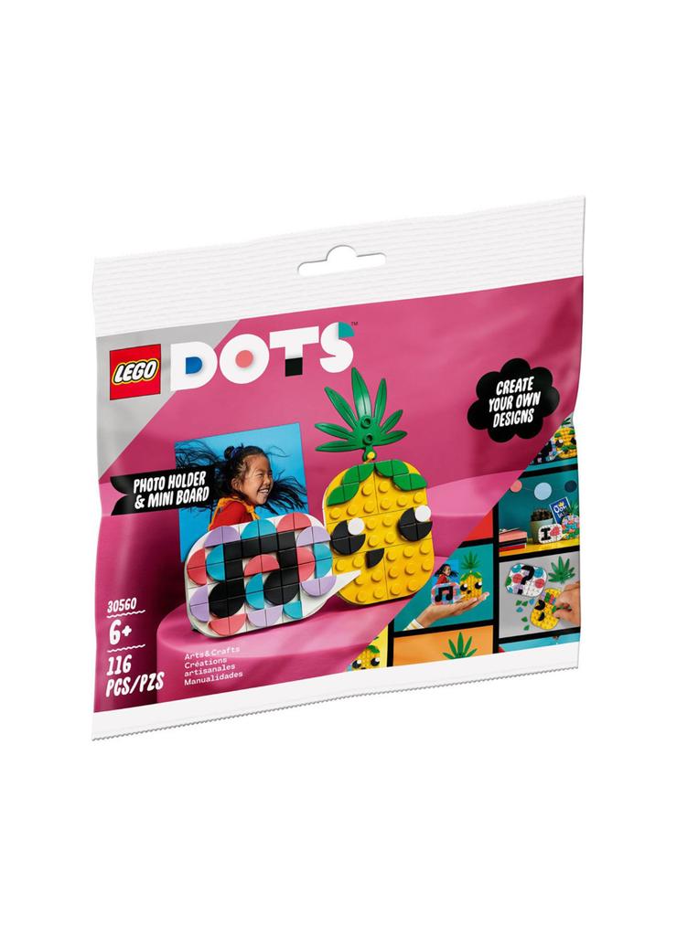 Klocki LEGO DOTS 30560 Ananas ramka na zdjęcie i miniaturowa tablica - 116 elementów, wiek 6 +