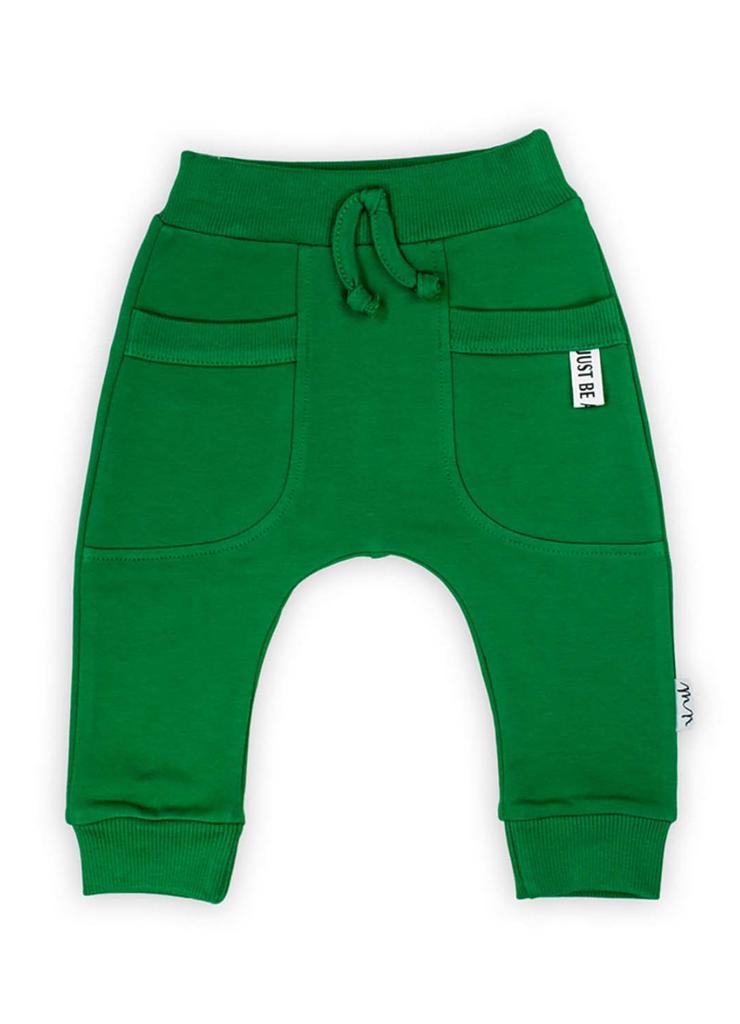 Zielone spodnie dresowe dla chłopca