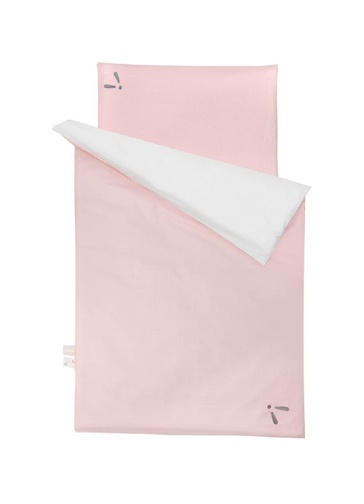 Pościel dziecięca z wypełnieniem dwustronna różowy i piaskowy kolekcja SleepSweet