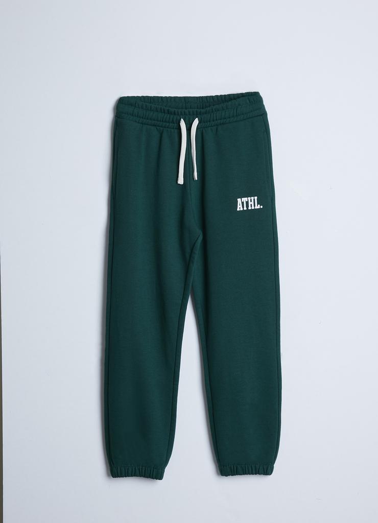 Zielone spodnie dresowe ATHL.- Limited Edition