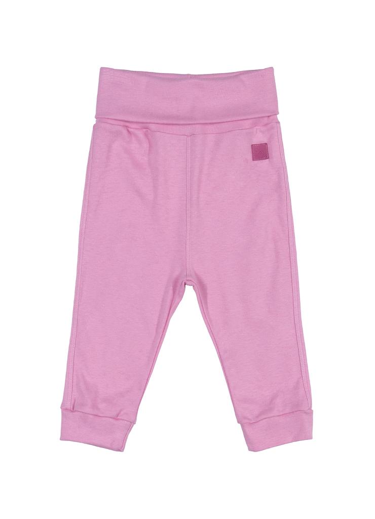 Bawełniane spodnie dla niemowlaka - różowe