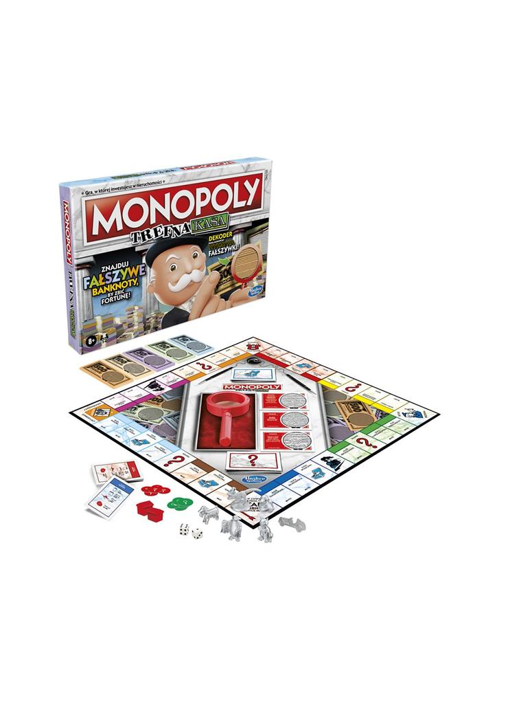 HASBRO Monopoly Trefna kasa Gra strategiczna 8+