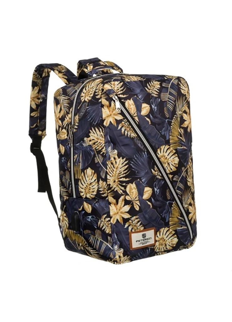Plecak podróżny spełniający wymogi podręcznego bagażu — Peterson PTN złoty