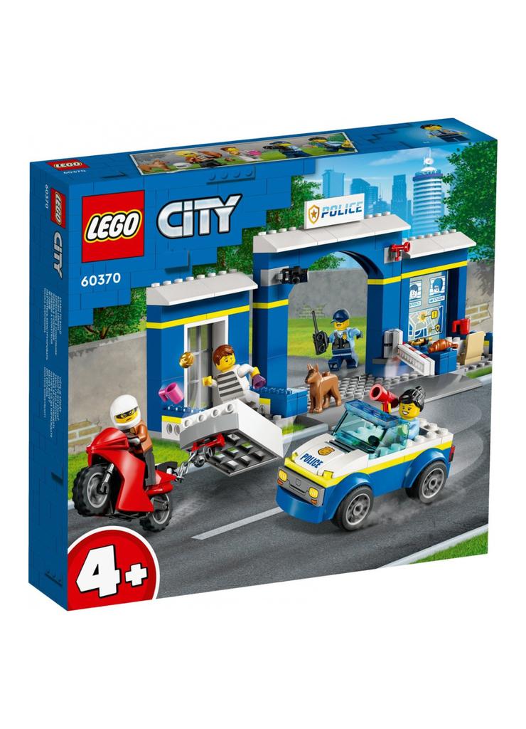 Klocki LEGO City 60370 Posterunek policji pościg - 172 elementy, wiek 4 +