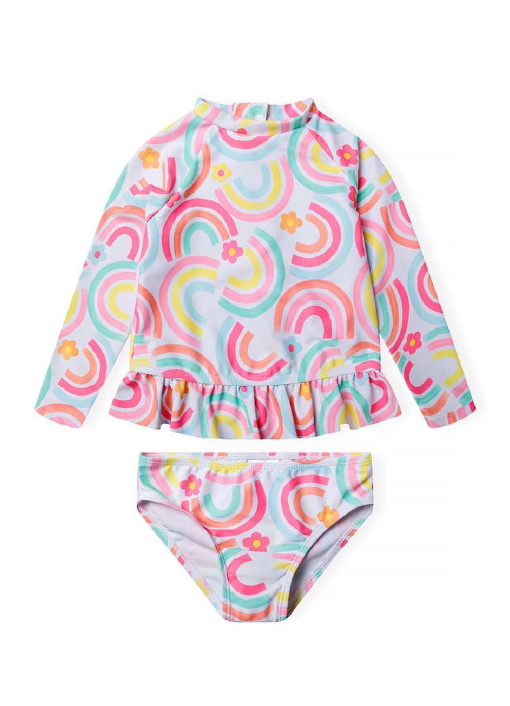 Niemowlęcy strój kąpielowy z filtrem UV- koszulka i majtki