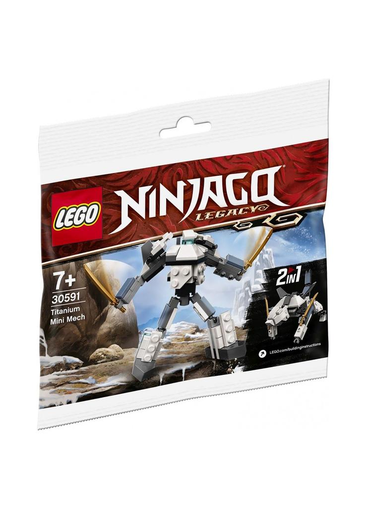 LEGO Ninjago 30591 Tytanowy mini Mechm 77 el wiek 7+