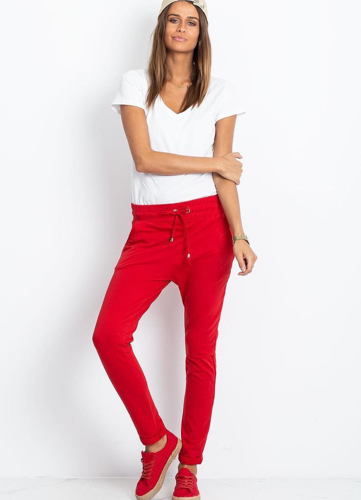 Czerwone spodnie dresowe Cadence