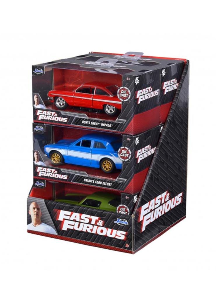 Pojazdy Fast & Furious Szybcy i Wściekli różne rodzaje 1/32