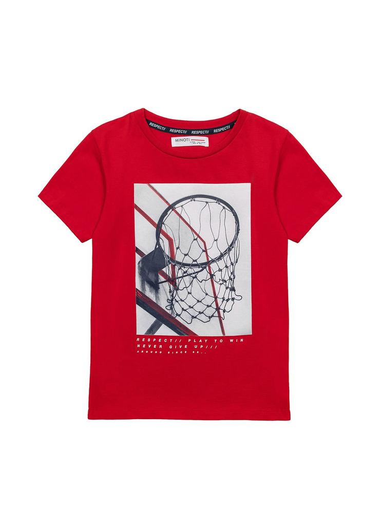 T-shirt chłopięcy bawełniany Basketball