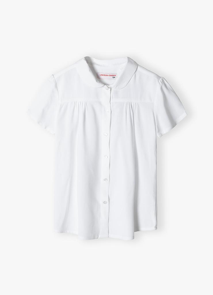 Biała elegancka koszula z krótkim rękawem - Lincoln&Sharks
