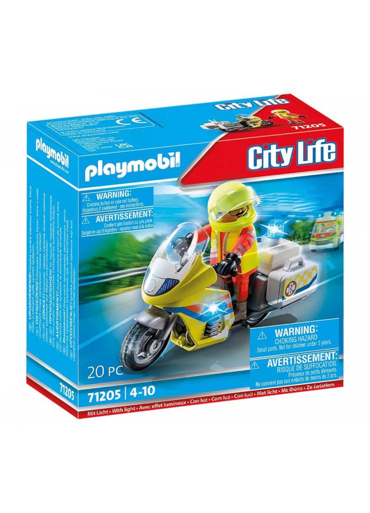 Zestaw z figurką City Life Motor ratunkowy ze światłem