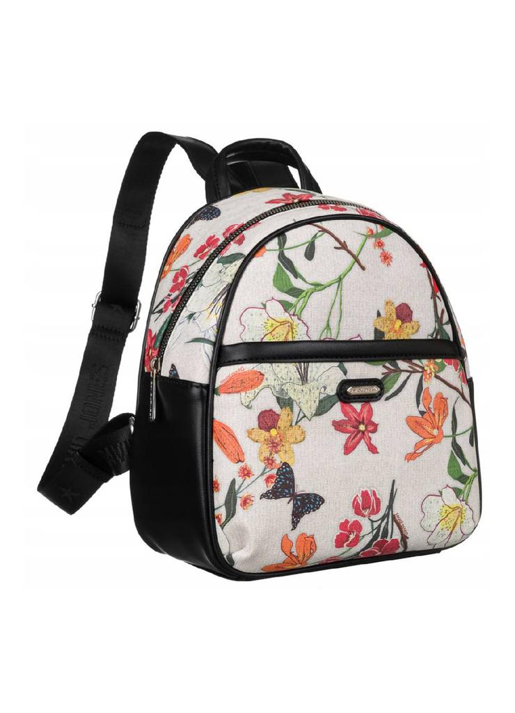Miejski plecaczek damski z kwiatowym wzorem — David Jones