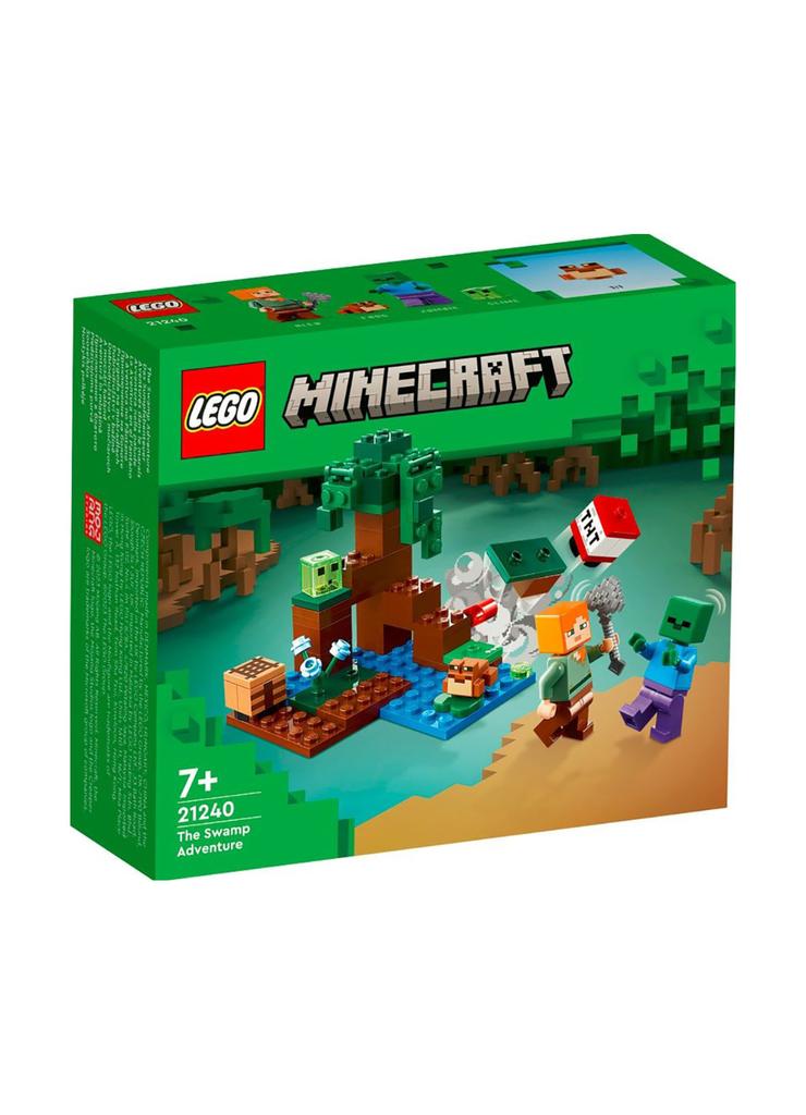 Klocki LEGO Minecraft 21240 Przygoda na mokradłach - 65 elementów,wiek 7 +
