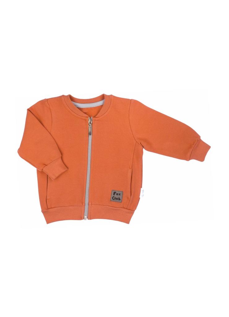Bluza dresowa chłopięca Fox Club -pomarańczowa