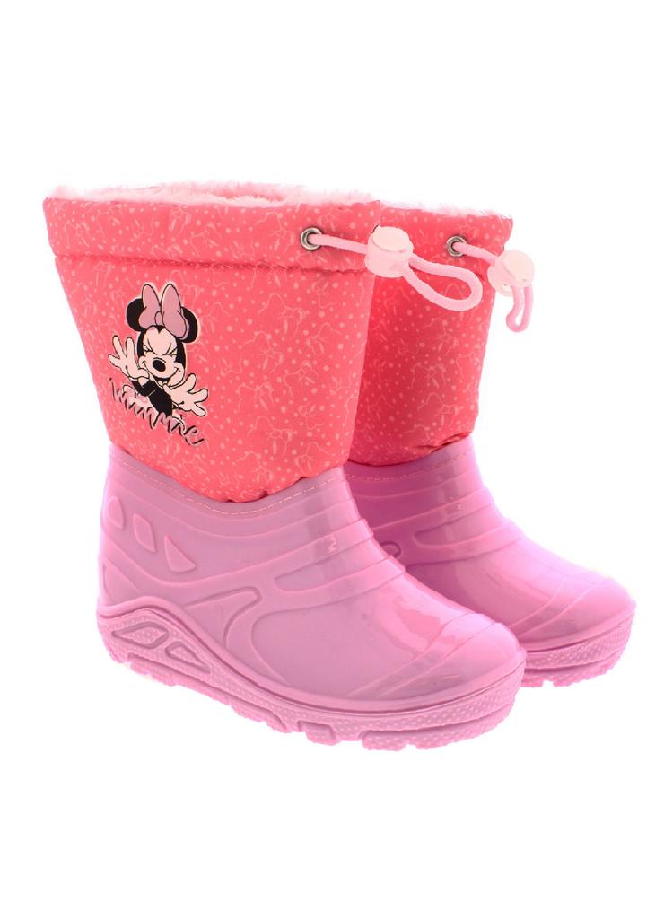 Różowe buty zimowe dla dziewczynki Minnie