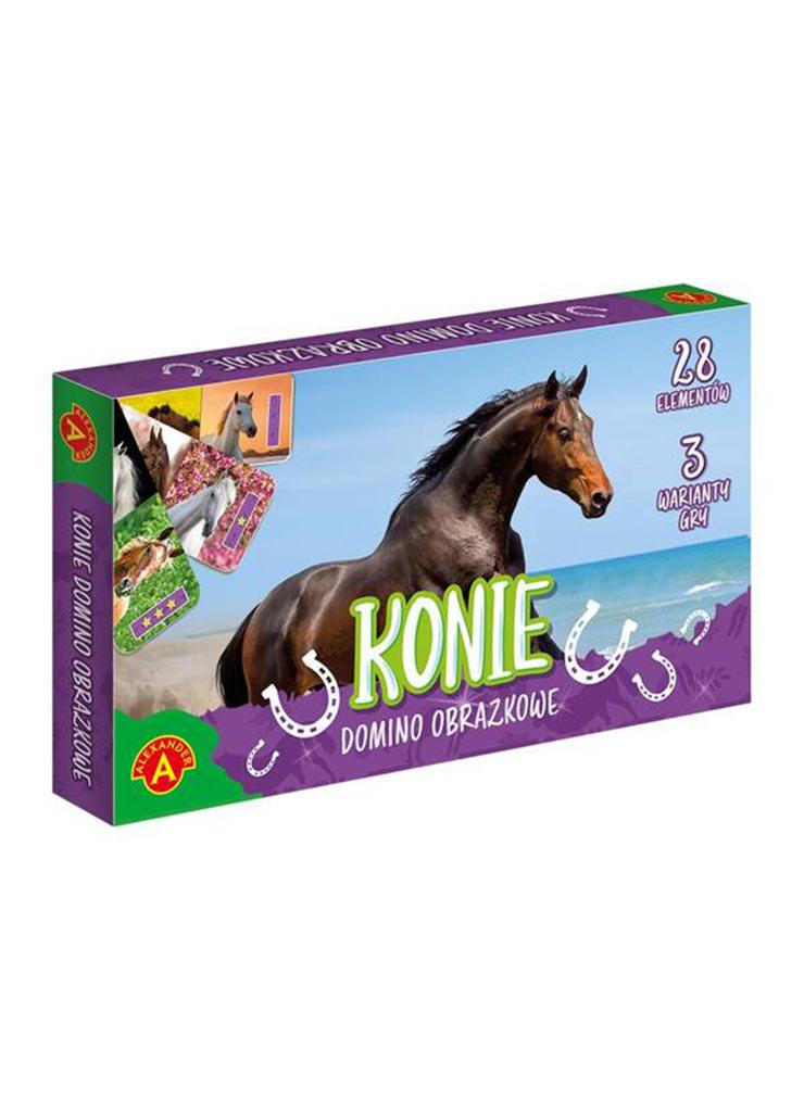 Gra Domino obrazkowe. Konie