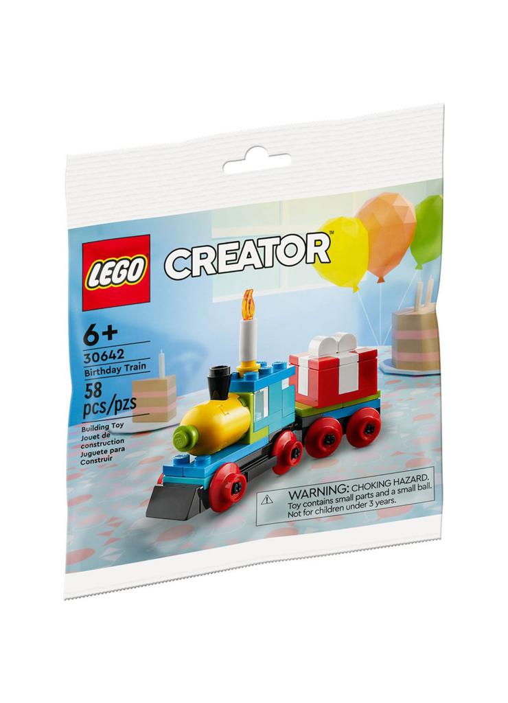 Klocki LEGO Creator 30642 Pociąg urodzinowy - 58 elementów, wiek 6 +
