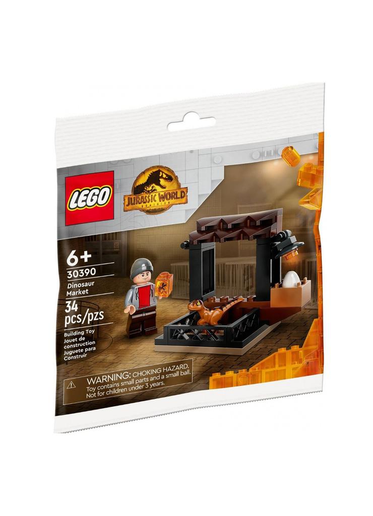 Klocki LEGO Jurassic World 30390 Targ dinozaurów - 34 elementy, wiek 6 +