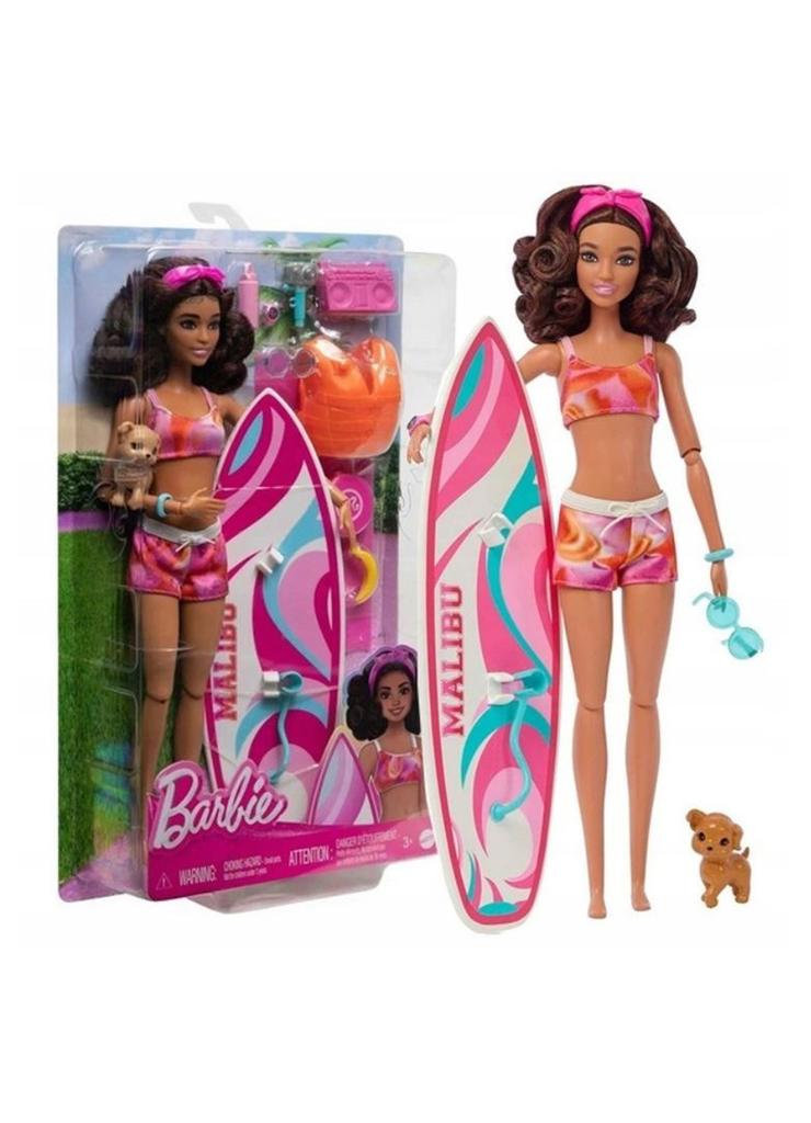 Barbie Lalka z deską surfingową