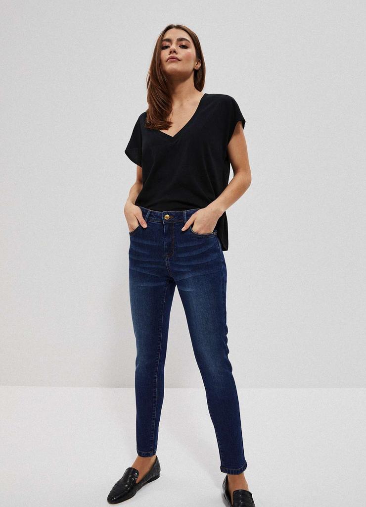 Spodnie damskie jeansowe typu push up Moodo