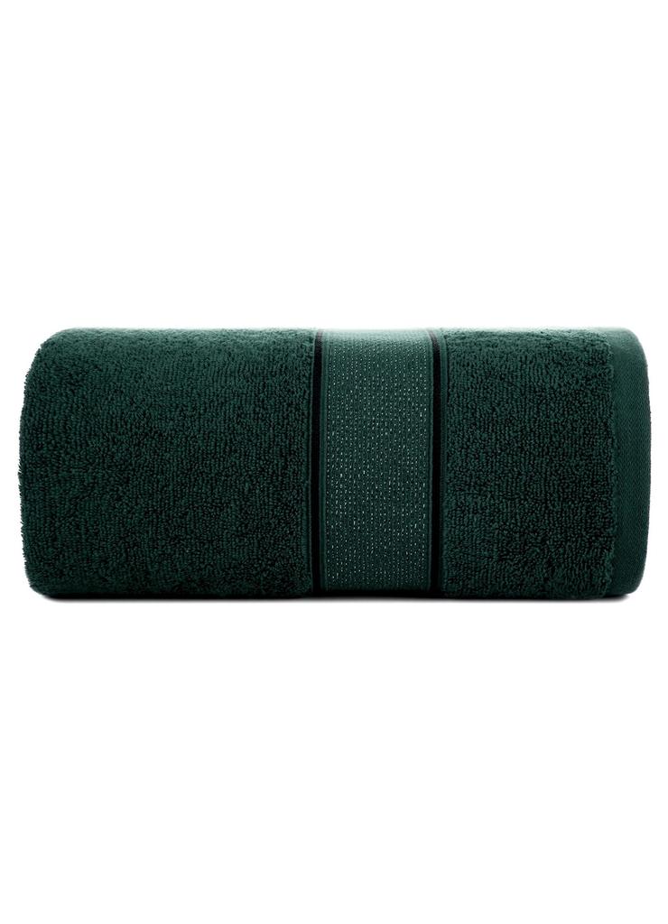 Ręcznik kąpielowy LIANA z bawełny 70x140 cm ciemnozielony