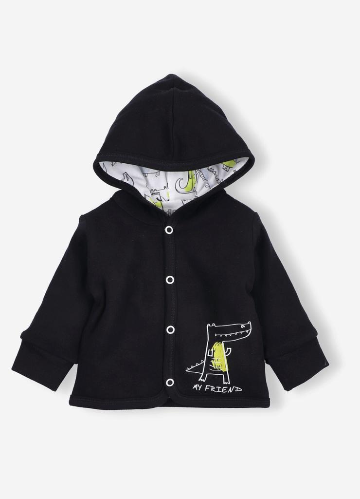 Bluza niemowlęca z bawełny organicznej dla chłopca