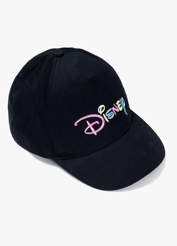 Bawełniana czapka dziewczęca z daszkiem Minnie Mouse - czarna