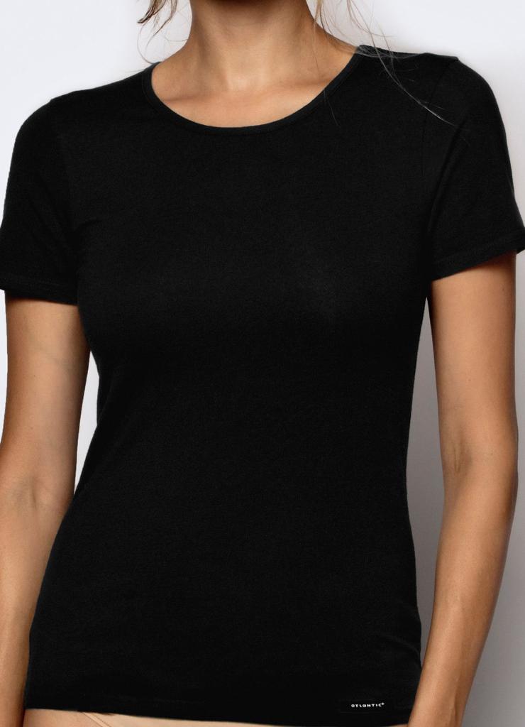 Koszulka damska czarna Atlantic