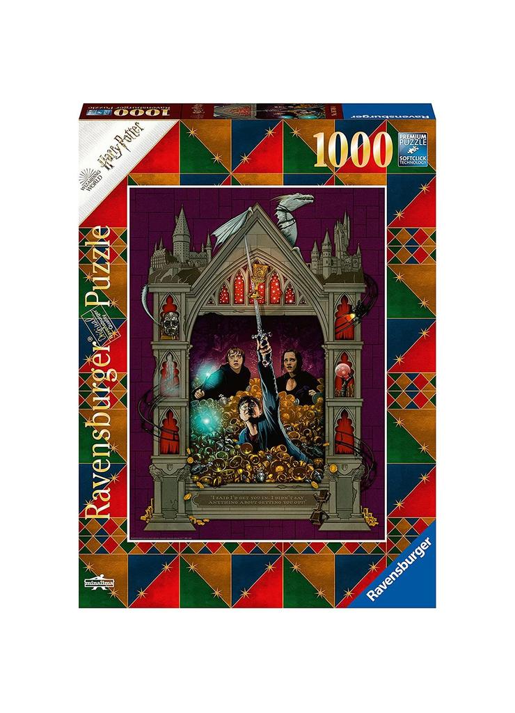 Puzzle 2D 1000 elementów: Kolekcja Harry Potter 4 - 14+