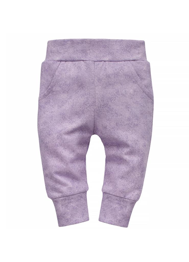 Spodnie dresowe niemowlęce fioletowe