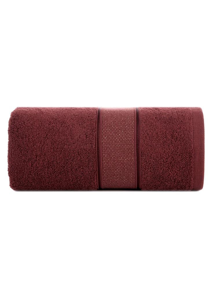 Ręcznik kąpielowy LIANA z bawełny 50x90 cm bordowy