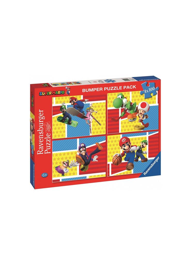 Puzzle Super Mario 4x100 elementów