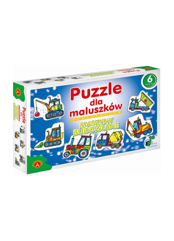 Puzzle dla Maluszków - Maszyny Budowlane