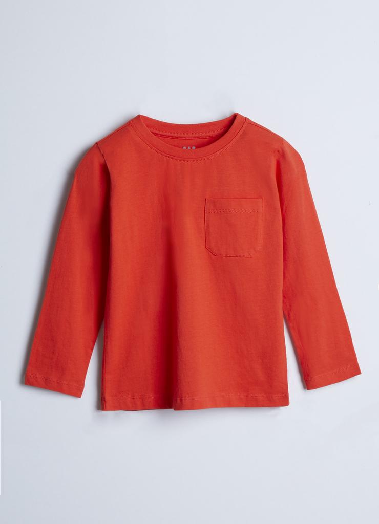 Pomarańczowa dzianinowa bluzka - unisex - Limited Edition