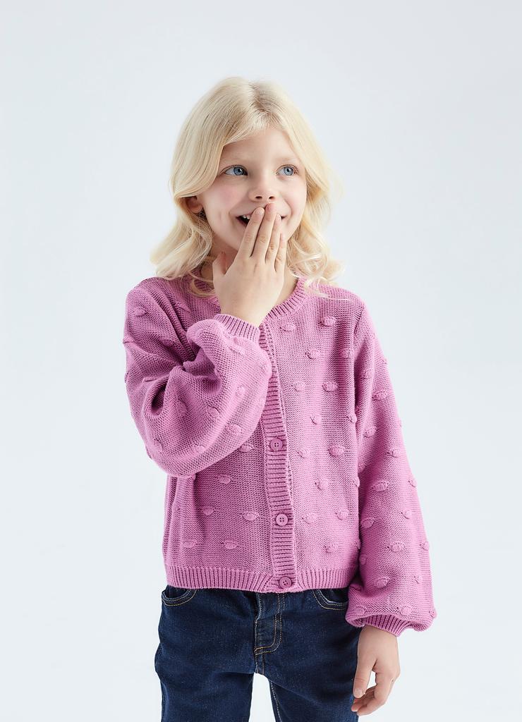Różowy sweter dla dziewczynki - Limited Edition