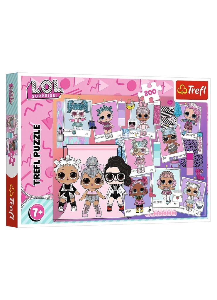 Puzzle 200 elementów L.O.L Surprise Lovely dolls