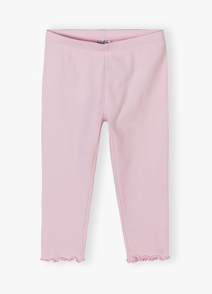Różowe legginsy dla dziewczynki