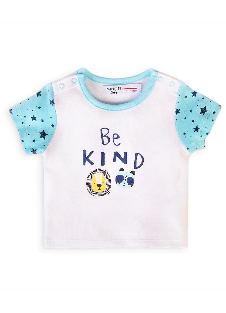 Bawełniana koszulka dla niemowlaka- Be kind