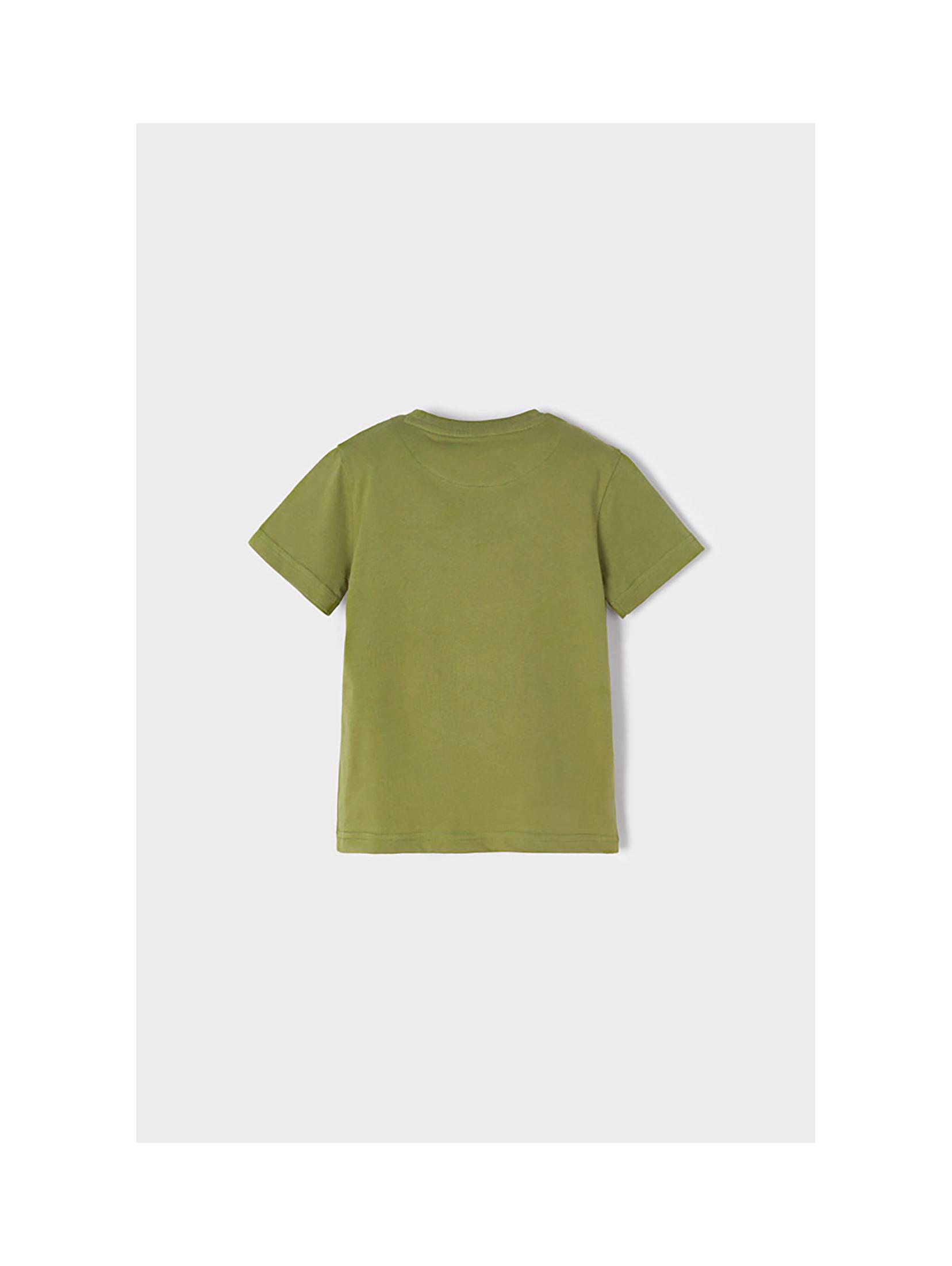 Koszulka chłopięca z krótkim rękawem Mayoral - zielona