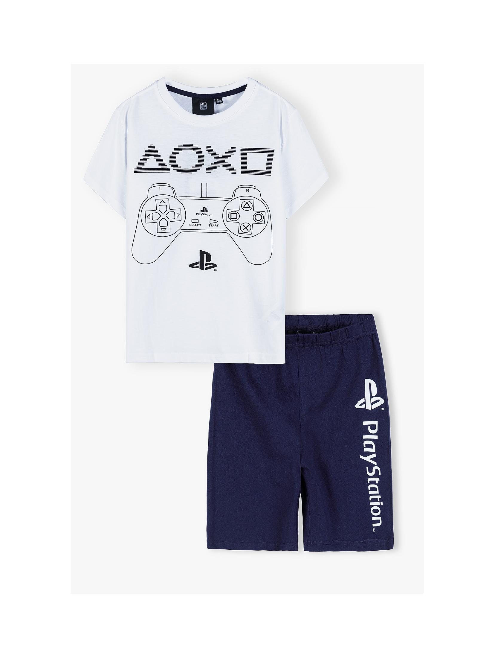 Bawełniana piżama dla chłopca PlayStation
