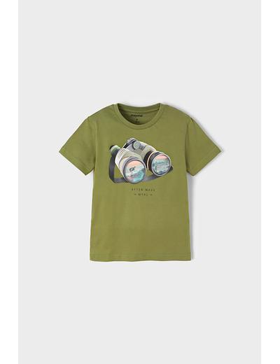 Koszulka chłopięca z krótkim rękawem Mayoral - zielona
