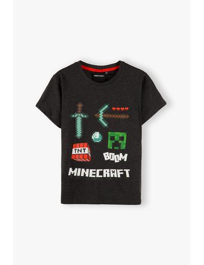 Koszulka z krótkim rękawem Minecraft  - szary